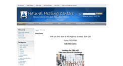 Desktop Screenshot of naturalhealingcenters.com